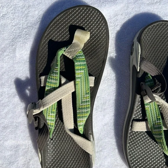 Grey Green Chaco Sandals - Picture 2 of 5
